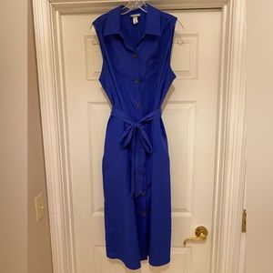 Ava & Viv Women’s Sleeveless Dress. Size 1X Color Royal Blue